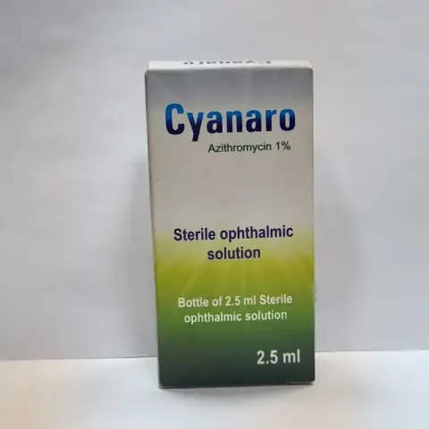 سيانارو 1% قطرة عين 2.5 مللى . cyanaro 1% eye drops 2.5 ml