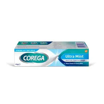 كوريغا كريم مثبت لاطقم الاسنان 40 جم  . COREGA DENTURE FIXATIVE CREAM 40 GM