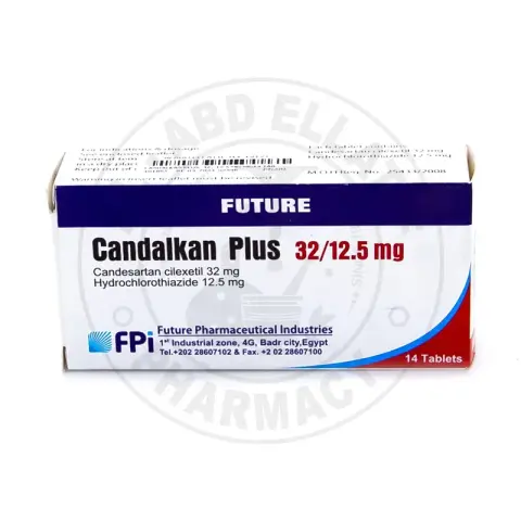 كاندلكان بلس 32/12.5مجم 14قرص . Candalkan plus 32/12.5mg 14tab