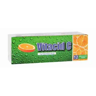 فيتاسيد سي 12 قرص . VITACID C 12TABS