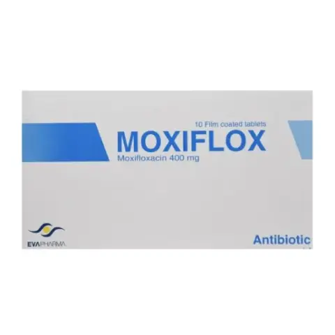 موكسيفلوكس 400 مجم 10 اقراص . MOXIFLOX 400 mg 10 TABS 