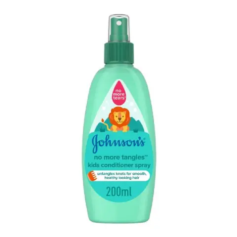 جونسون بلسم اسبراى لا تشابك 200 مل . johnson baby conditioner no more tangles spray 200 ml