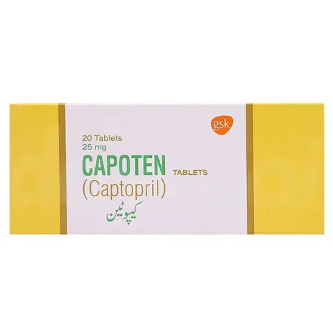 كابوتين 25 مجم 20 ق . CAPOTEN  25  MG  20  TAB