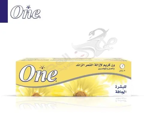 ون كريم ازالة شعر عسل 140 جم أصفر