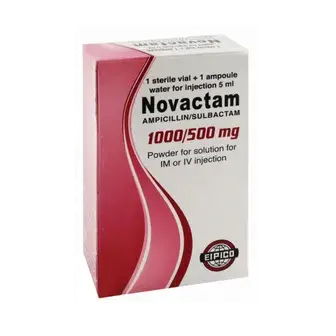 نوفاكتام 1000/500 مجم  امبول . NOVACTAM 1000/500 MG AMP