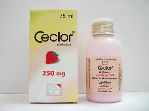 سيكلور 250 مجم 75مل معلق . CECLOR 250mg SUSP 75ML