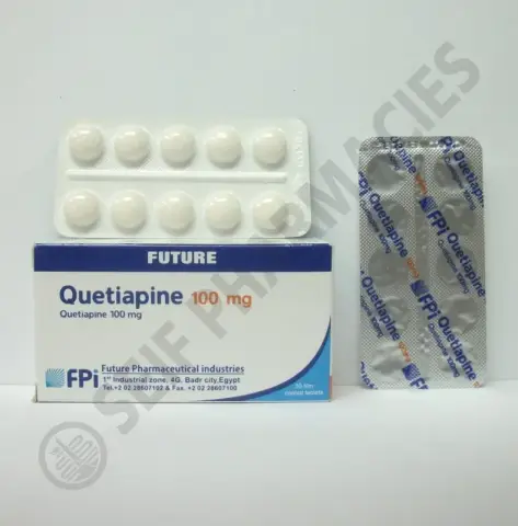 كويتيابين 100مجم 30قرص . QUETIAPINE 100MG 30 TAB