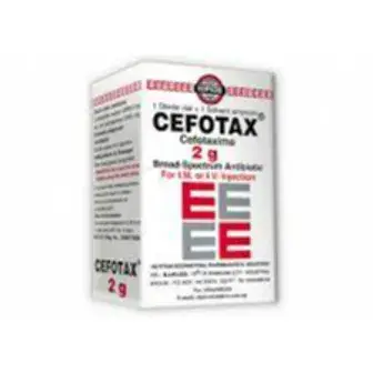 سيفوتاكس 2 جم فيال . Cefotax 2gm vial