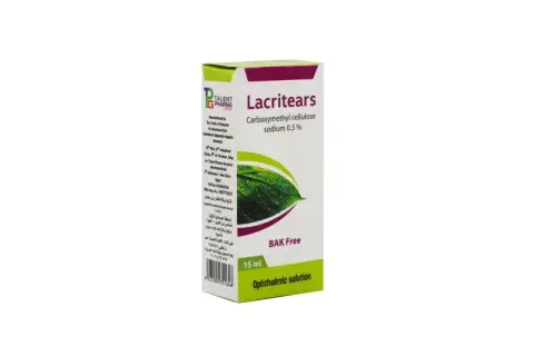 لاكريتيرز 15مل قطره . LACRITEARS EYE DROPS