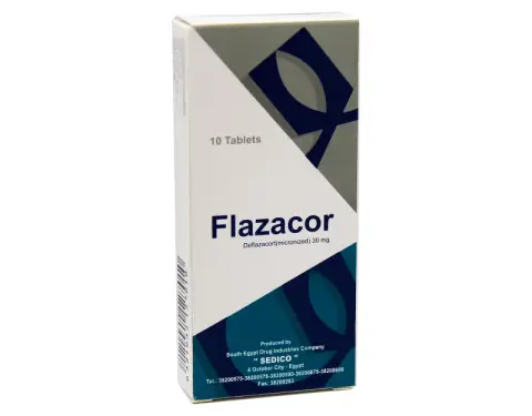 فلازاكور 30مجم 10 اقراص . Flazacor 30mg 10 tab