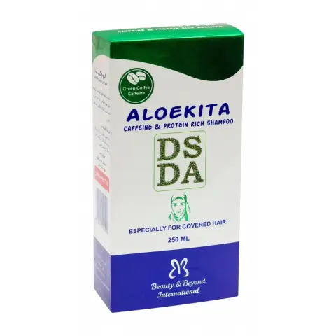 الوكيتا شامبو بالكافيين دى اس 250مل . Aloekita caffeine rich shampoo DS 250ML