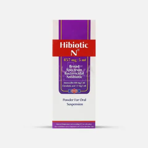 هايبيوتيك ان 457مجم معلق60مل . HIBIOTIC N 457mg SUSP 60ML