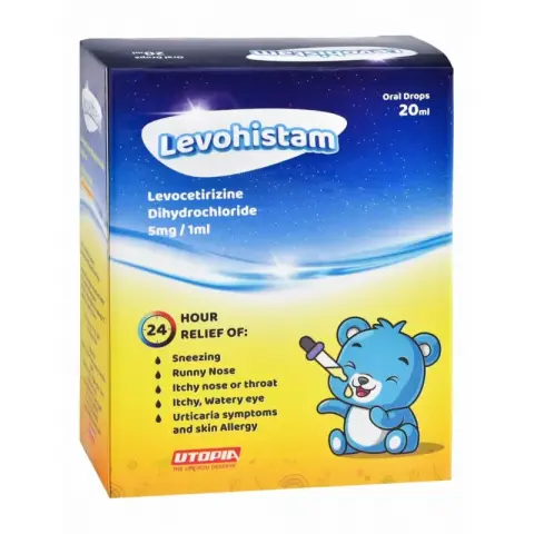 ليفوهيستام 20 مل نقط . levohistam 20 ml drop