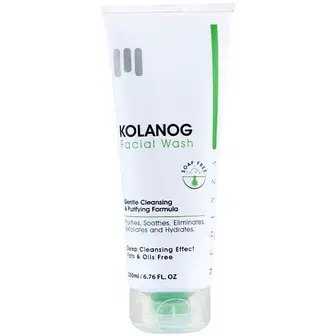 كولانوج غسول للوجه اخضر 200 ملي . KOLANOG FACIAL wash 200 ml
