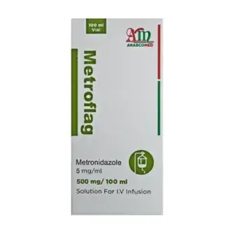 ميتروفلاج 100 مل فيال . metroflag 100 ml vial
