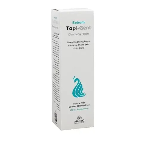 توبى -جينت سيبيم فوم 150 مل  . top-gent sebum cleansing foam 150 ml