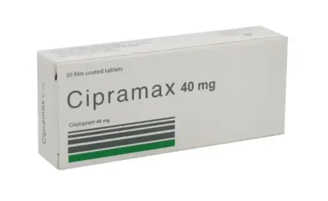سبراماكس 40مجم 30اقراص . cipramax 40mg 30tab