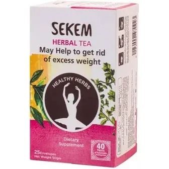 سيكم  شاى اخضر 25 كيس . SEKEM  GREEN TEA 25 ENVELOPES