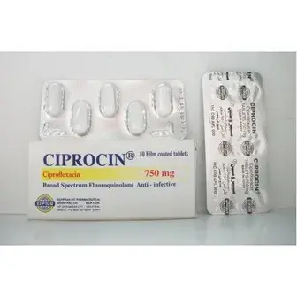 سيبروسين 750مجم 10اقراص . CIPROCIN 750mg 10TAB