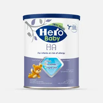هيرو بيبى اتش ايه لبن 400 جم  . hero baby HA 400 gm