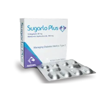 شوجارلو 50/850مجم بلس 30 اقراص . Sugarlo plus 50/850mg 30 tablets