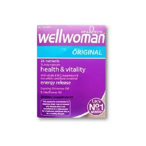 ويل ومان اوريجينال 60 قرص . wellwoman original 60 tab
