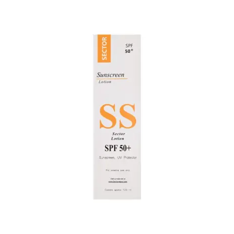 سيكتور صن سكرين120مل   50+SPF    . SECTOR SUNSCREEN LOTION 50SPF 120ML