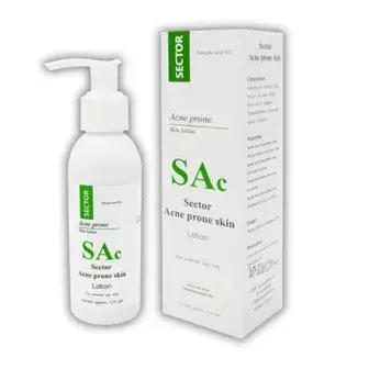 سيكتور لوشن حب شباب 120جم . SECTOR ACNE PRONE SKIN LOTION 120GM