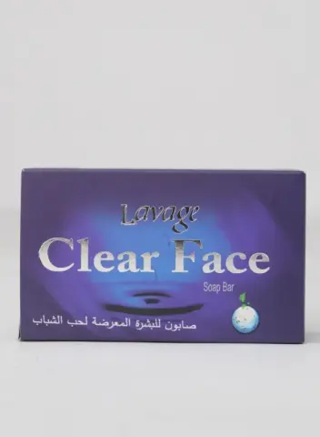 كلير فيس لافاج   صابون 100 مجم . CLEAR FACE lavage SOAP  100MG