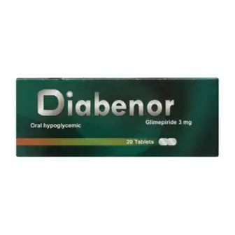 ديابينور 3مجم 30قرص . DIABENOR 3mg 30/TAB
