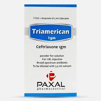 تريامريكان  1 جم  ا فيال . triamerican 1 gm 1 vial