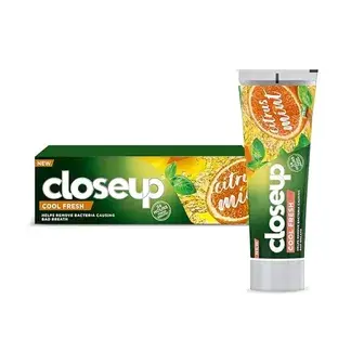 كلوس اب كوول فريش باليمون والنعناع 75مل + فرشه . CLOSEUP COOL FRESH MINT&LEMON 75ML +TOOTH BRUSH 
