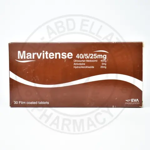 مارفيتنس 40/10/25 مجم 30قرص . marvitense 40/10/25 mg 30tab