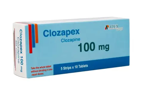 كلوزابكس 100 مجم 50 قرص . CLOZAPEX 100mg 50TAB