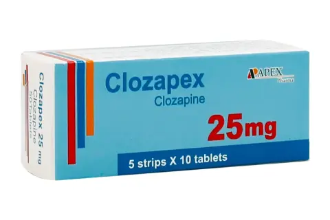 كلوزابكس 25 مجم 50 قرص . CLOZAPEX 25mg 50/TAB