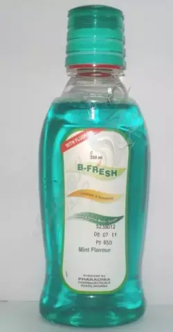 بى-فريش مضمضه احمر 250ملى . b-fresh mouth wash red 250ml 