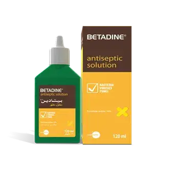 بيتادين مطهر120 مل . BETADINE ANTISEPTIC 120