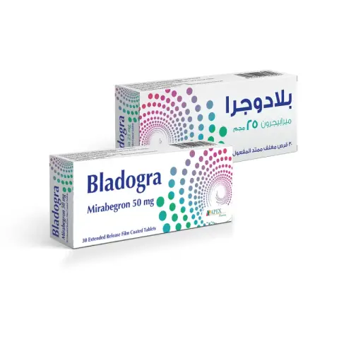 بلادوجرا 50 مجم 30قرص . Bladogra xr 50mg 30 tabs