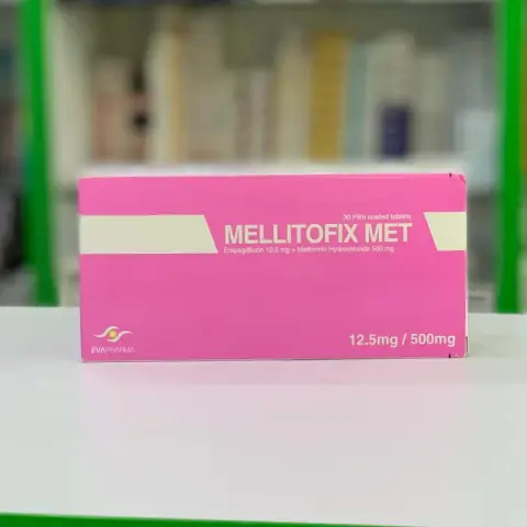 ميليتوفكس ميت 12.5/1000 30قرص . mellitofix met 12.5/1000 30TAB