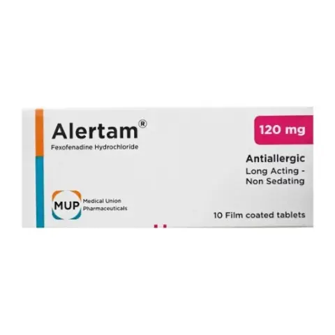 اليرتام 120مجم 10 قرص . Alertam 120 mg 10/tab