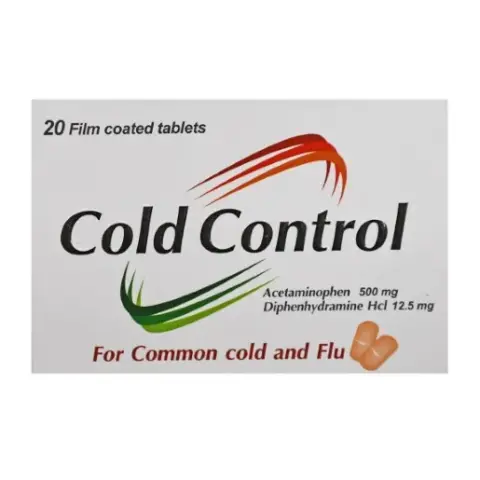كولد كونترول 20 قرص . Cold control 20 tab
