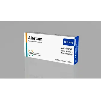 اليرتام 180مجم 10قرص . ALERTAM 180mg 10/TAB