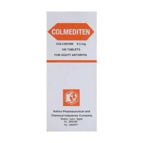 كولمتدين100 قرص . Colmediten 500 MG 100 TAB