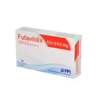 فيوتافيلديكس 50/850مجم 30 قرص . FUTAVILDIX 50/850 MG 30 F.C. TABS