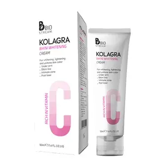 كولاجرا كريم تفتيح 50مل عرض 2 قطعه . kolagra whitening cream 50 ml 