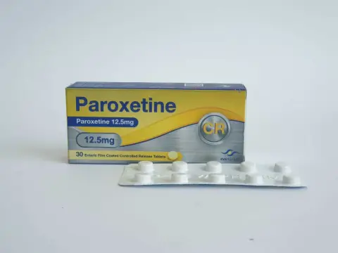 باروكستين سي ار 12.5 مجم 30قرص . Paroxetin CR 12.5 mg