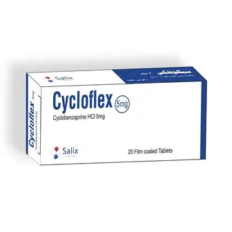 سيكلوفلكس 5 مجم 20قرص . cycloflex 5mg 20 tab