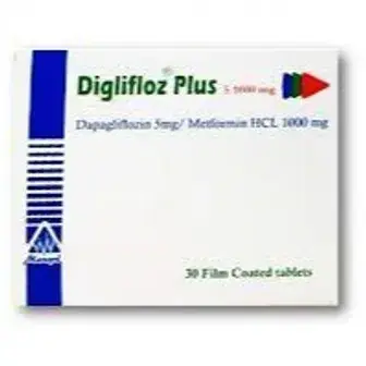 ديجليفلوز بلس 5/1000 30 قرص . Diglifloz plus 5/1000 30 tab