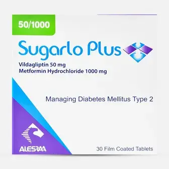 شوجارلو بلس 50/1000 30 قرص  . SUGARLO PLUS 50/1000 30 TAB