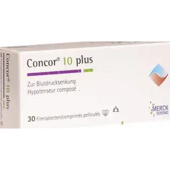 كونكور 10 مجم 30قرص  . concor 10 mg 30tab